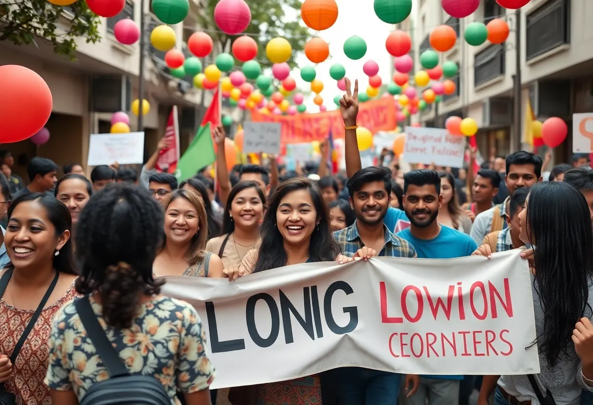 Community members celebrating during the MLK Day Celebration in Nashville.