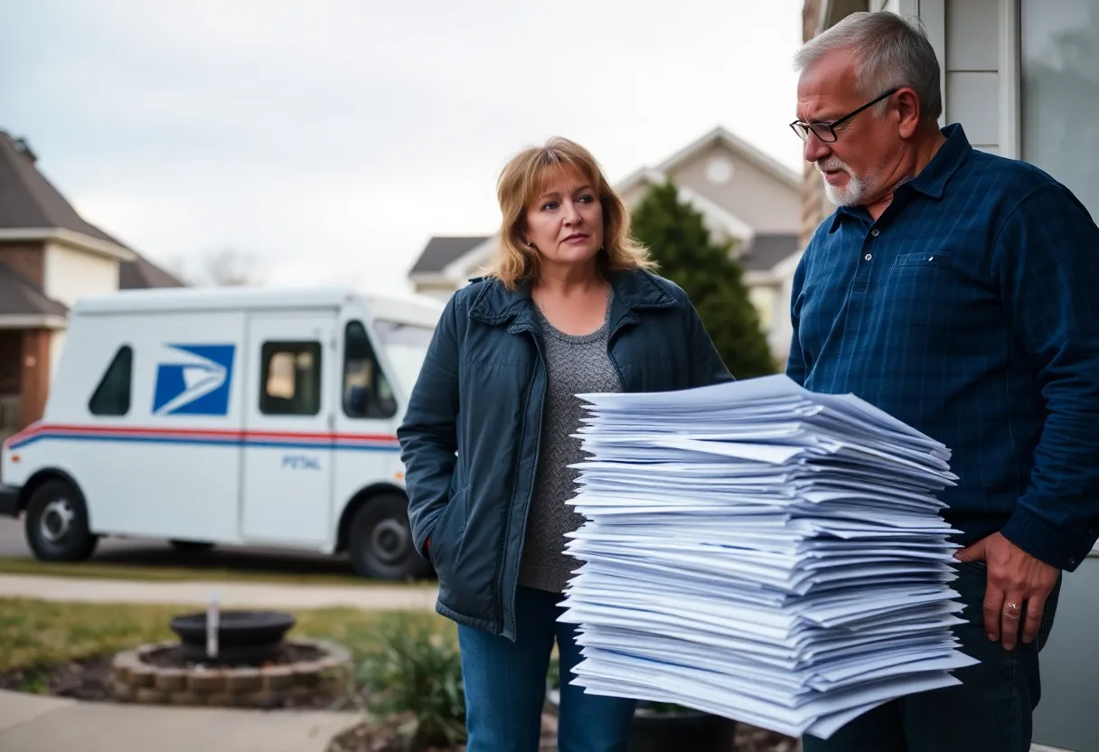 Couple with undelivered mail in Nashville