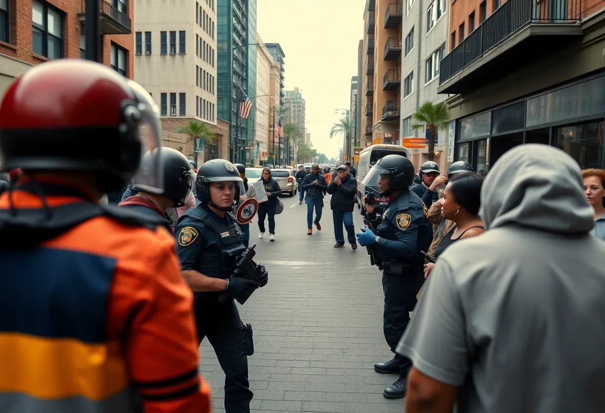 A snapshot of Nashville highlighting concerns over gun violence in the city.