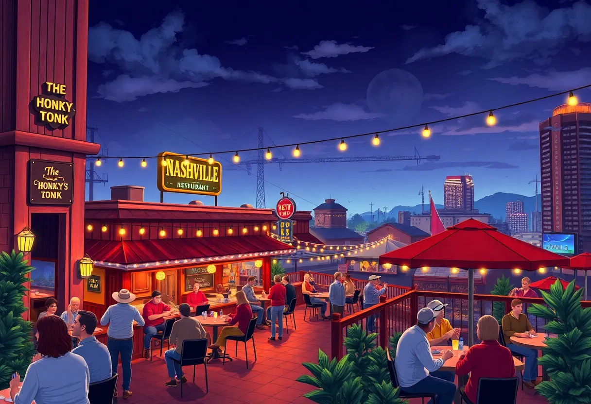 Conceptual illustration of Robert's Western World expansion in Nashville