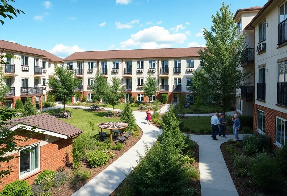 Elderly housing complex for seniors in Old Hickory.