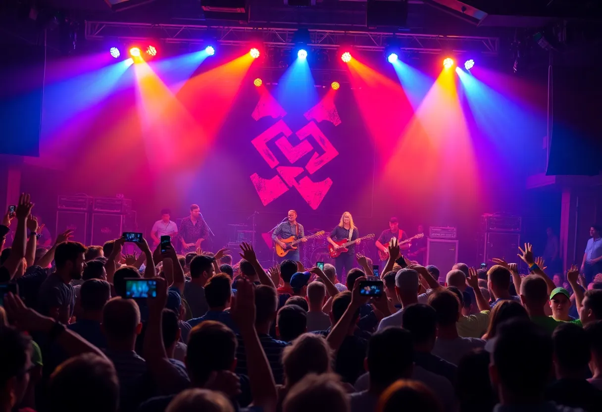 Crowd enjoying a live concert performance at The Pinnacle in Nashville.