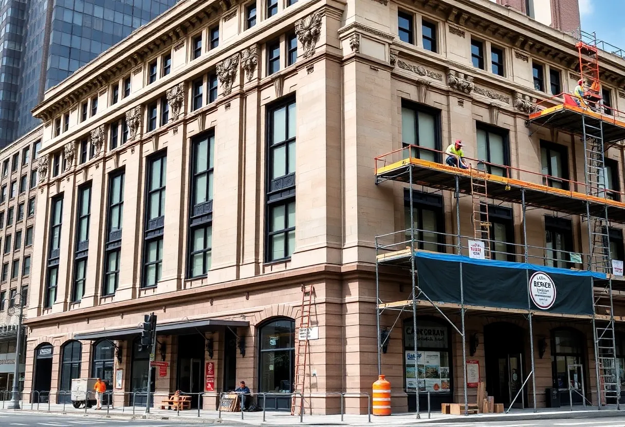 Renovations of the historic Berger Building in Nashville