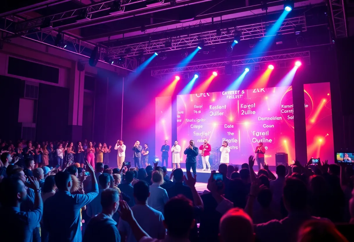 Artists performing at the Grammy Awards