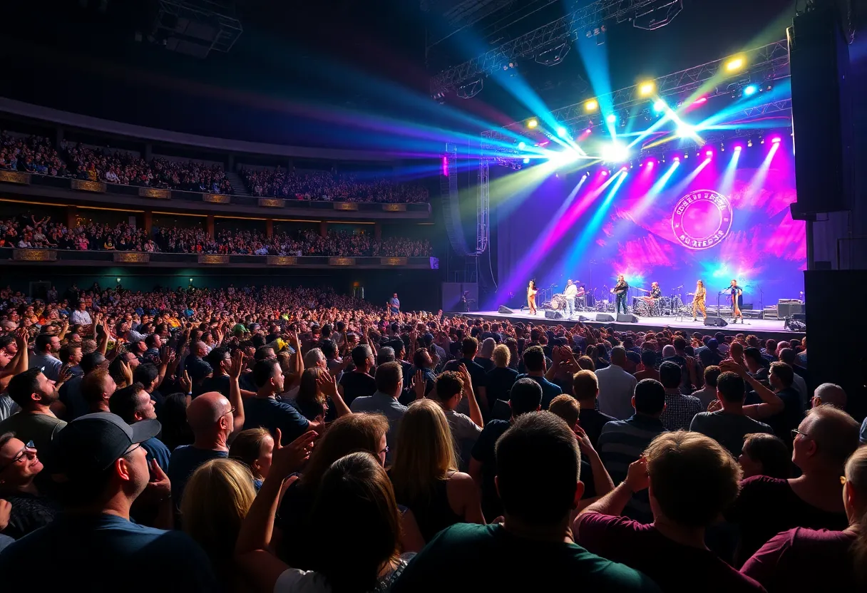 Crowd at LA Revival Benefit Concert in Nashville