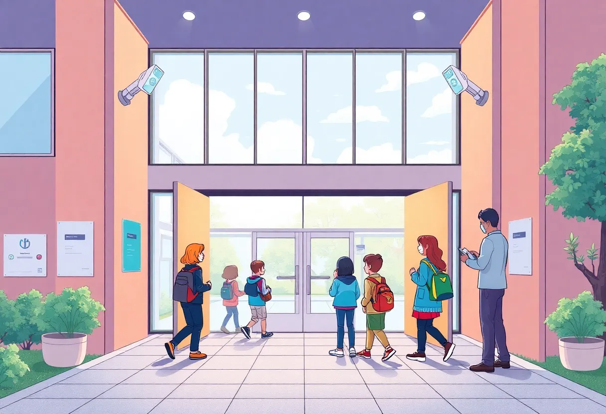 AI security sensors at Nashville high school entrance