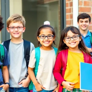 Diverse students exploring their school choices in Tennessee