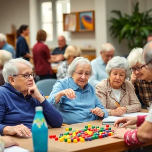 Seniors participating in the SALT program activities at MWCHC Nashville clinic