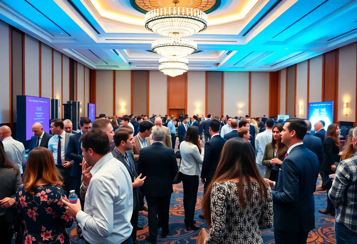 Professional networking at the SBN Dealmakers Conference in Nashville