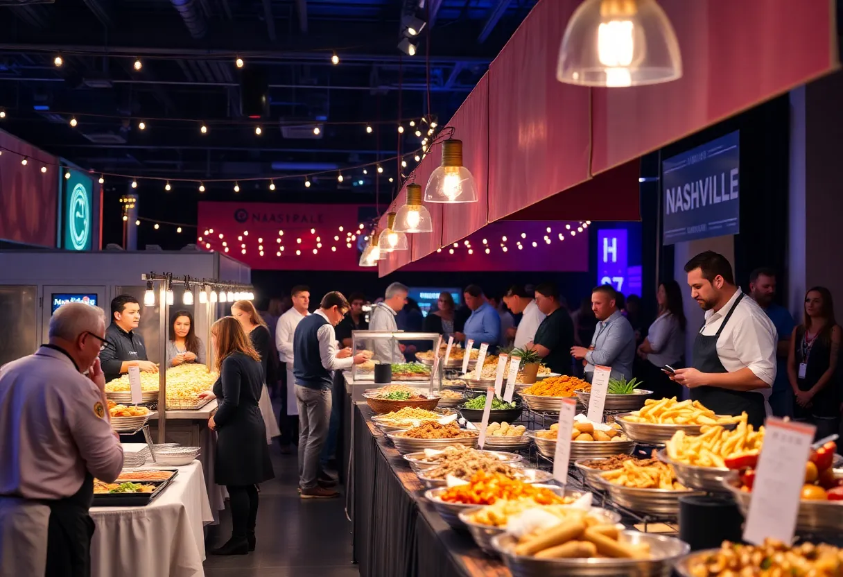 Culinary event showcasing chefs and local food in Nashville