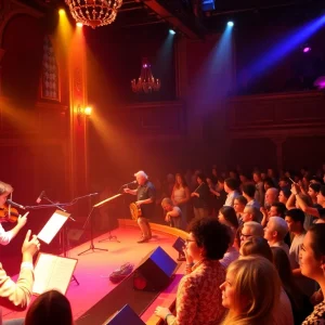 Musicians performing tribute to Johnny Bragg at the Country Music Hall of Fame