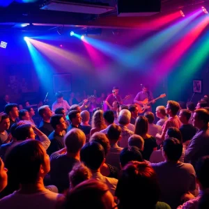 Audience enjoying a live benefit concert in Nashville