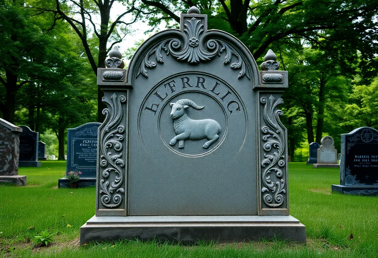 Headstone of Bernice Williams in a Nashville cemetery