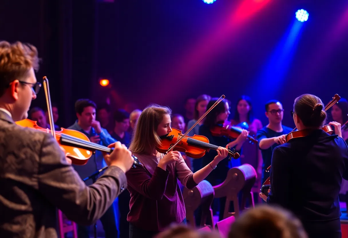 Black Violin duo performing live
