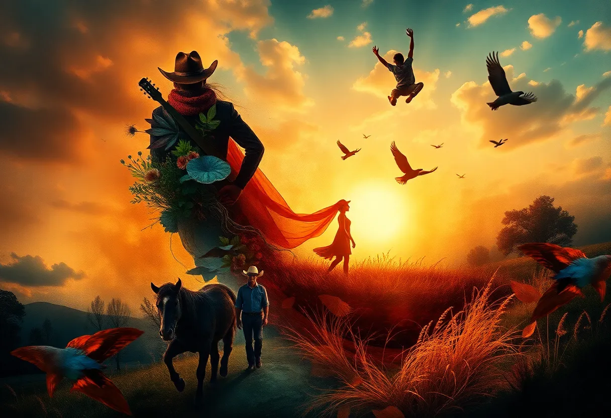 Album artwork representing Kip Moore's new release 'Solitary Tracks'.