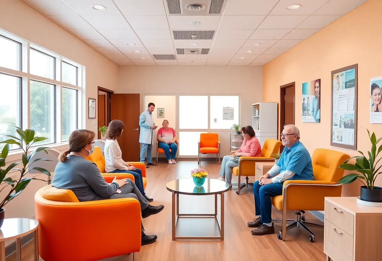 Interior of Members Health Co. showcasing a warm and welcoming environment for patients.