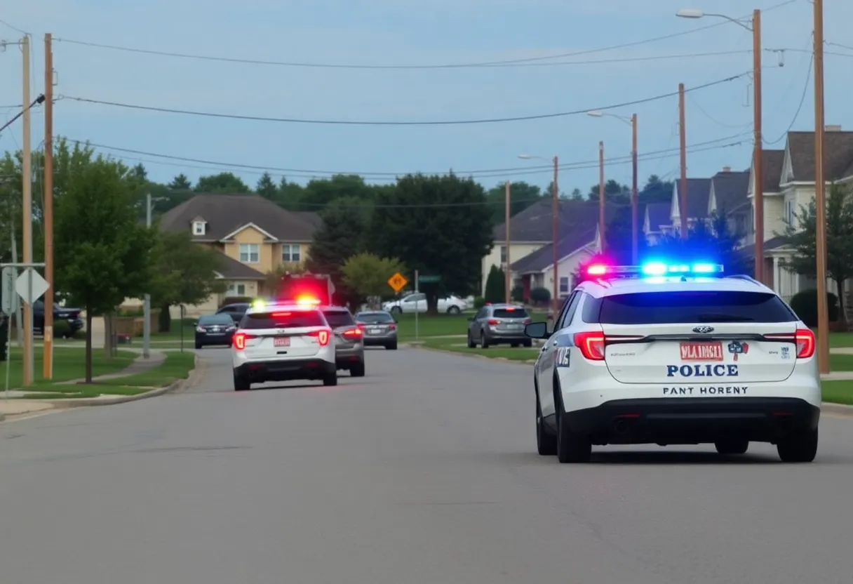 Police patrol in Mt. Juliet, TN
