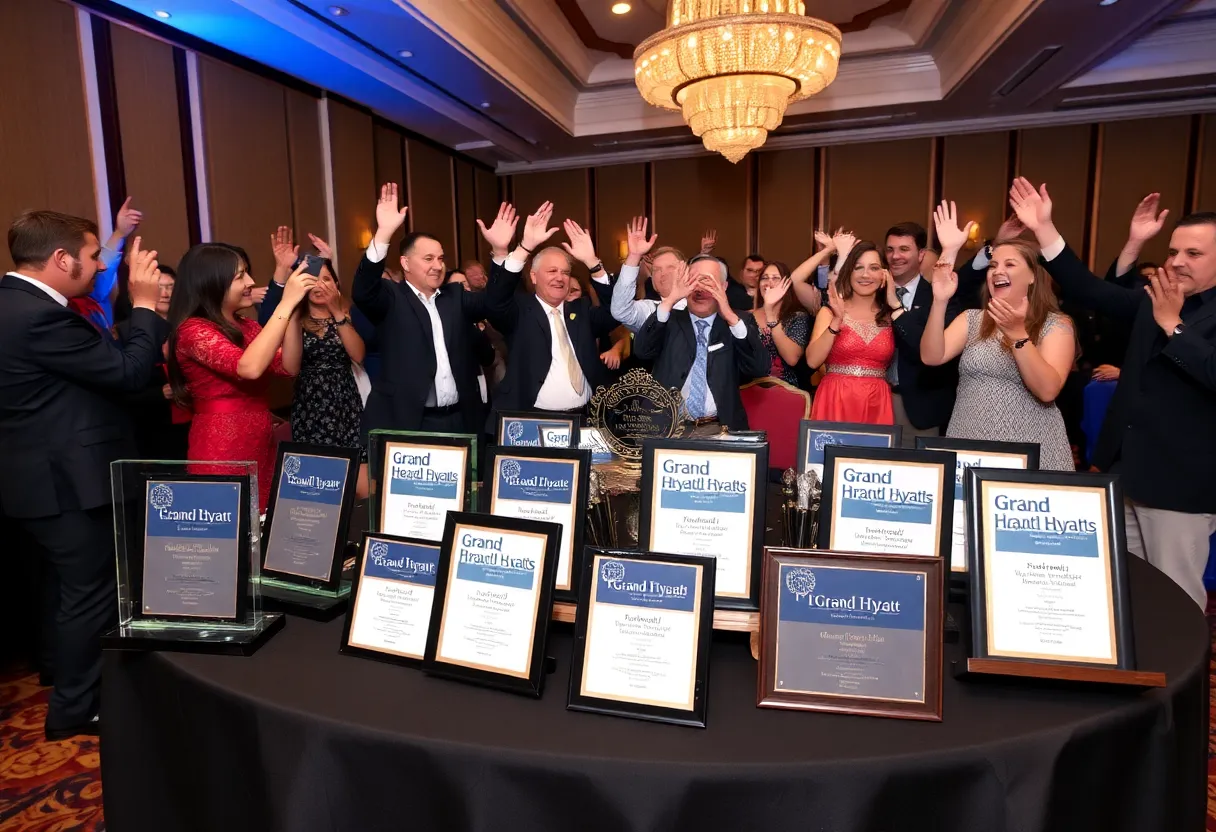 Attendees celebrating at the NAIOP Middle Tennessee Awards Ceremony