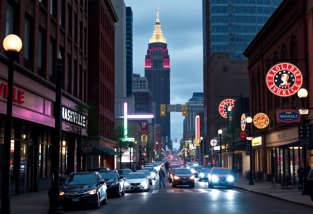 Nashville city streets highlighting public safety concerns