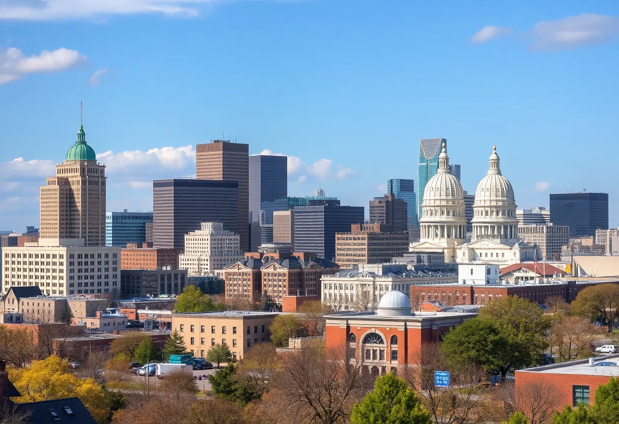 Nashville skyline representing the immigration debate