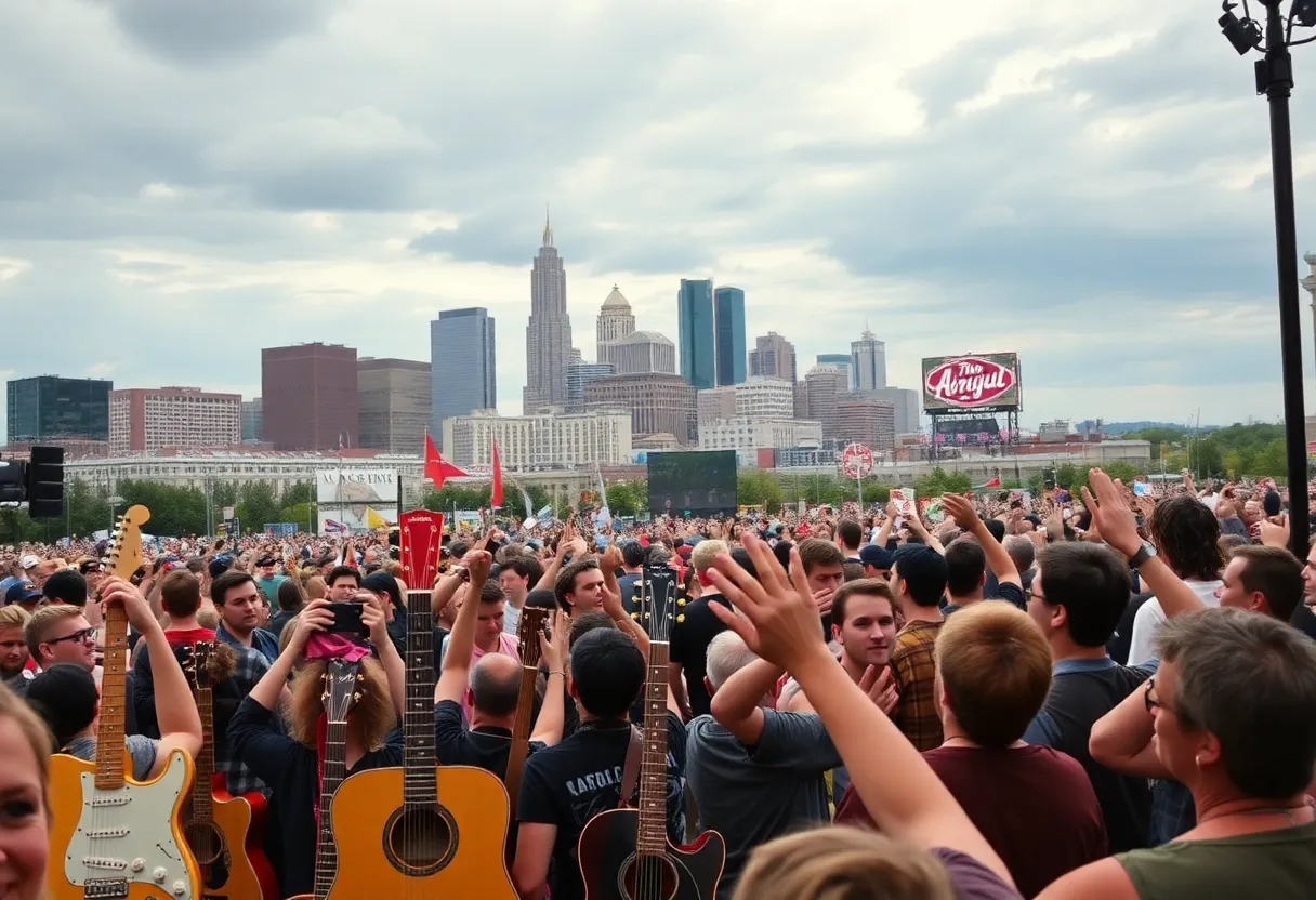 Vibrant music industry scene in Nashville