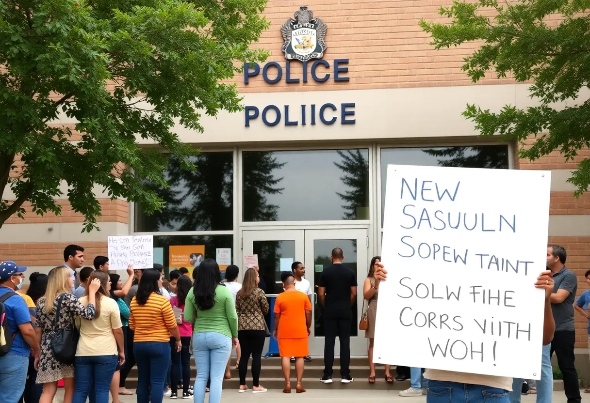 Nashville Police Department community gathering promoting new policy reforms.