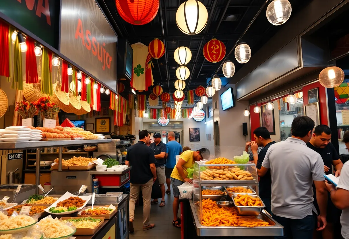 A variety of delicious street food dishes from Nashville's immigrant chefs.