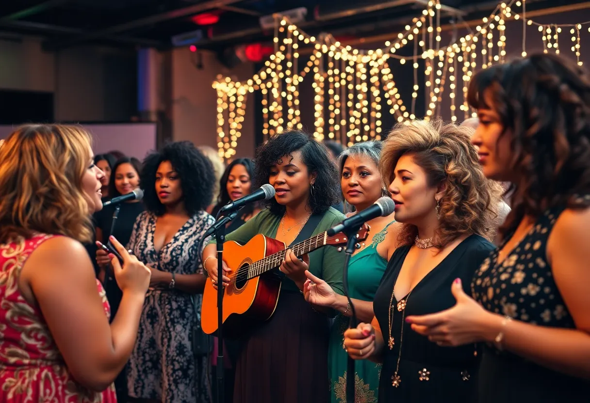 Celebration of women in music at the Rising Women on the Row event.