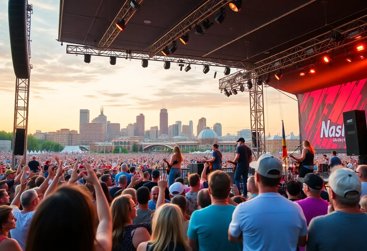 Live performance at the Tin Pan South Festival in Nashville 2025