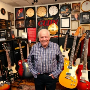 A vibrant music studio honoring a legacy of a music executive