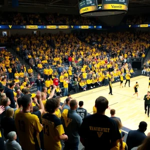 Vanderbilt women’s basketball team warming up before the NCAA Tournament