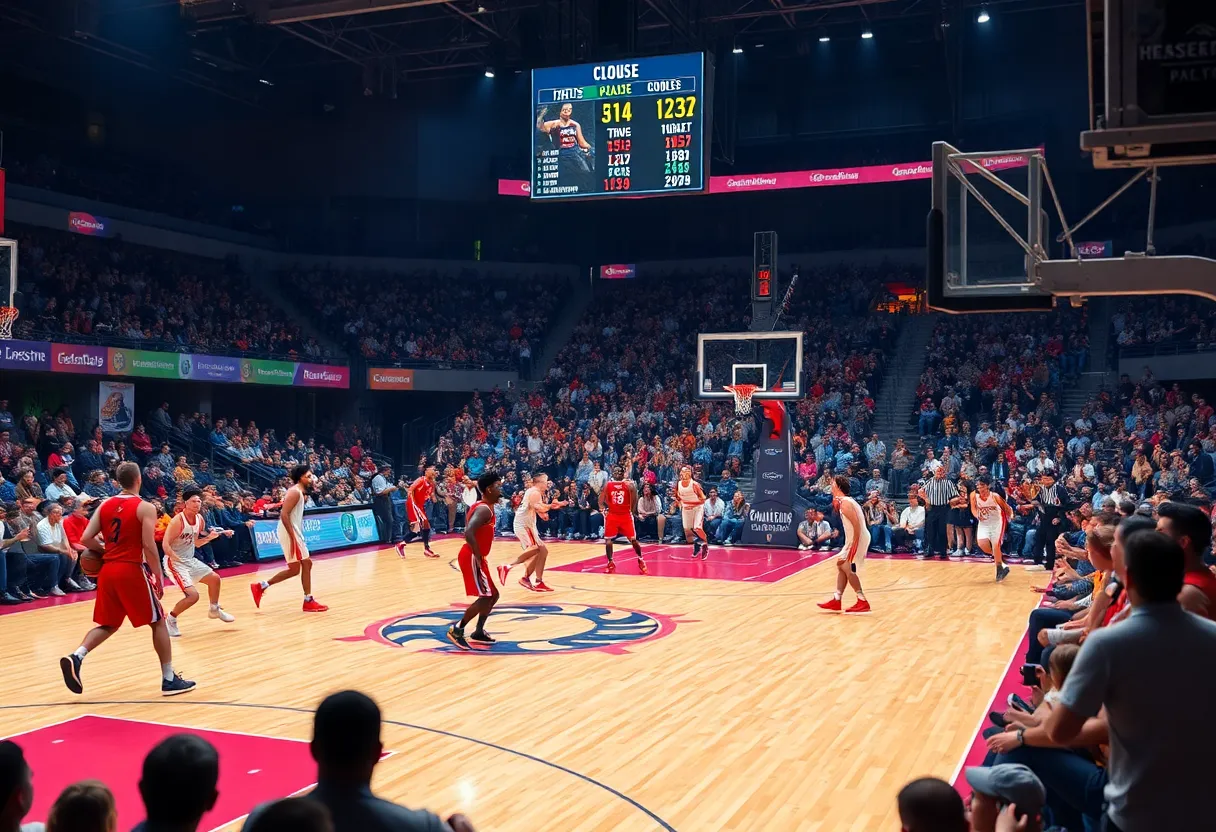 Vanderbilt Women’s Basketball team playing against Oregon Ducks in NCAA Tournament
