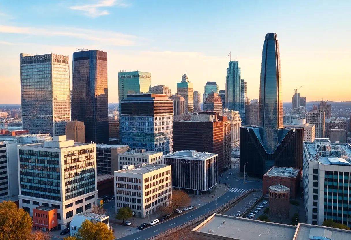 Nashville Cityscape for Consulting Firm Launch