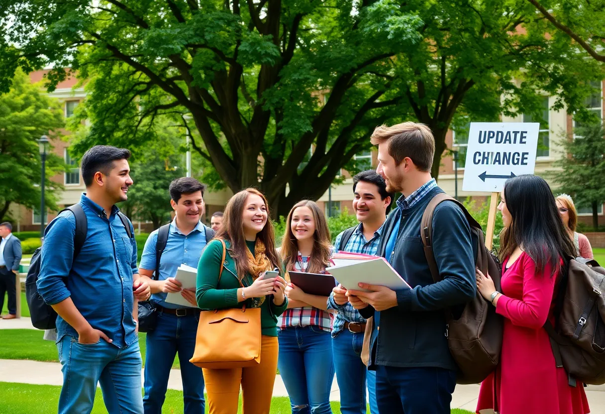 Students at Vanderbilt University campus experiencing changes