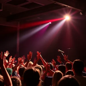 Concert scene of Bo Staloch's North American tour performance