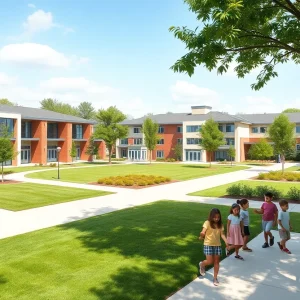Conceptual illustration of new Covenant School campus
