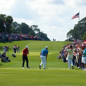 Gordon Sargent playing golf at the RBC Canadian Open