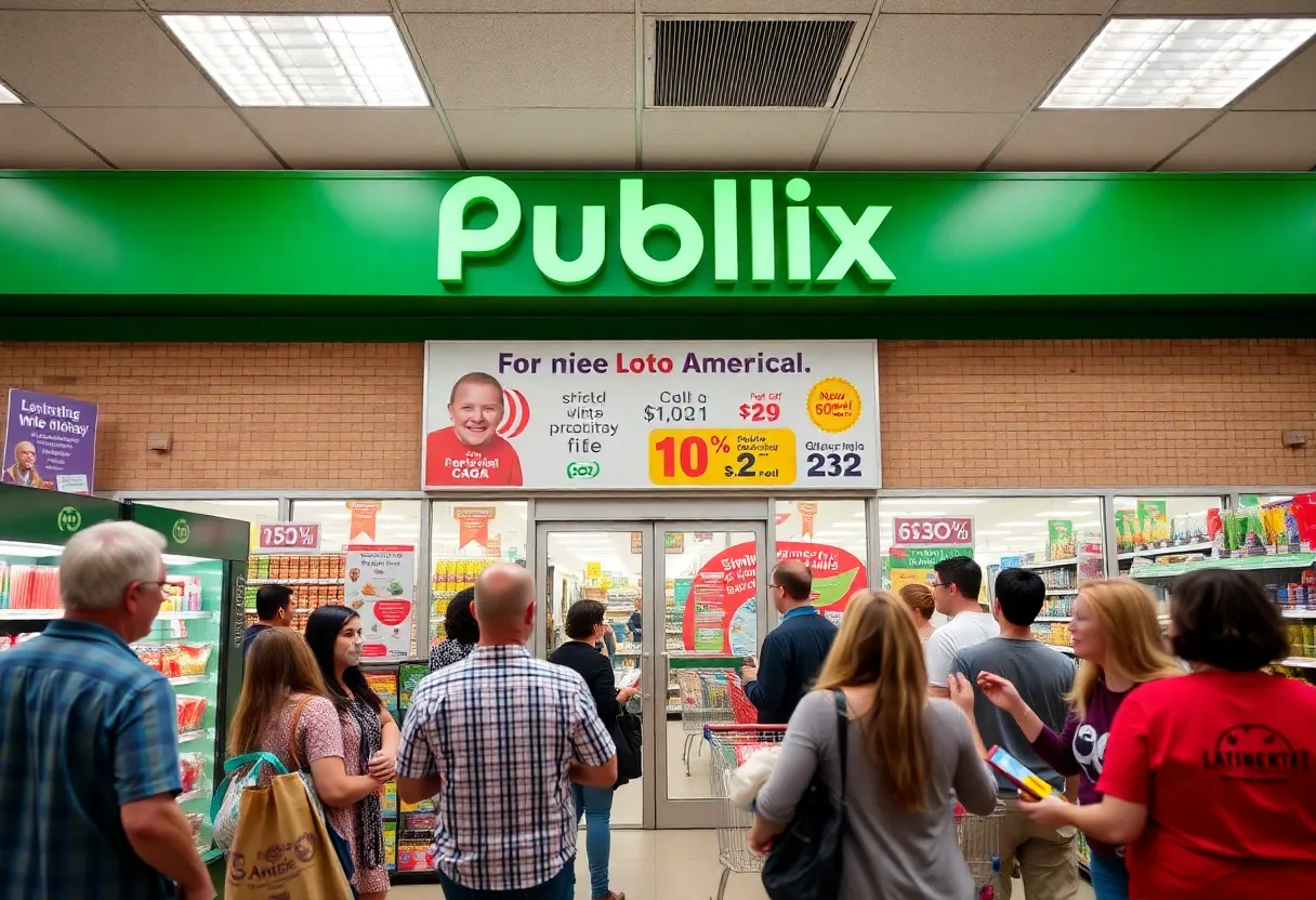 Publix supermarket in Spring Hill, TN, where Lotto America ticket was sold