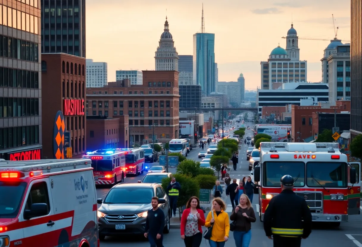 Nashville Cityscape for 9-1-1 Series