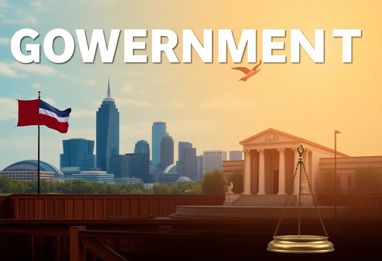 Conceptual image representing Nashville governance and legal decisions