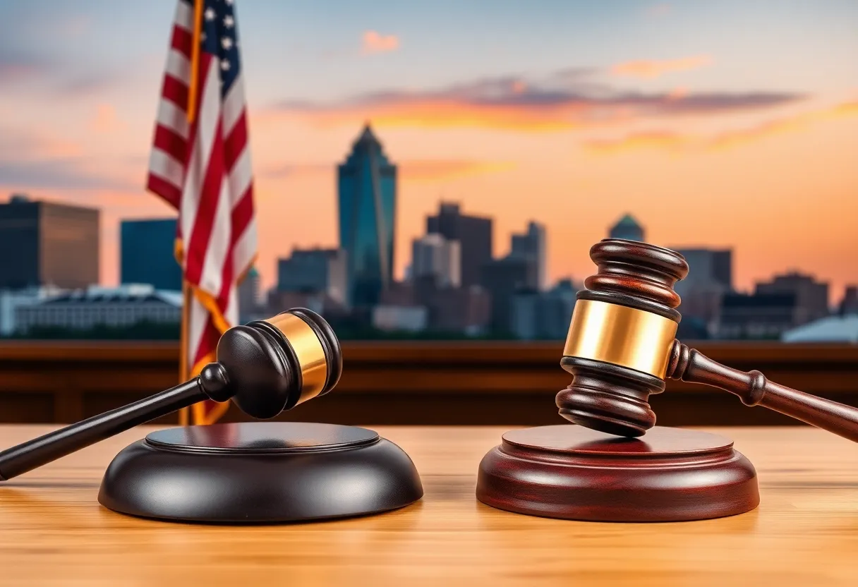 Courtroom setting focused on immigration law in Nashville