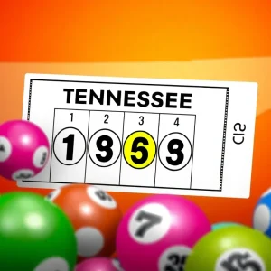 Representation of Tennessee Lottery tickets with winning numbers