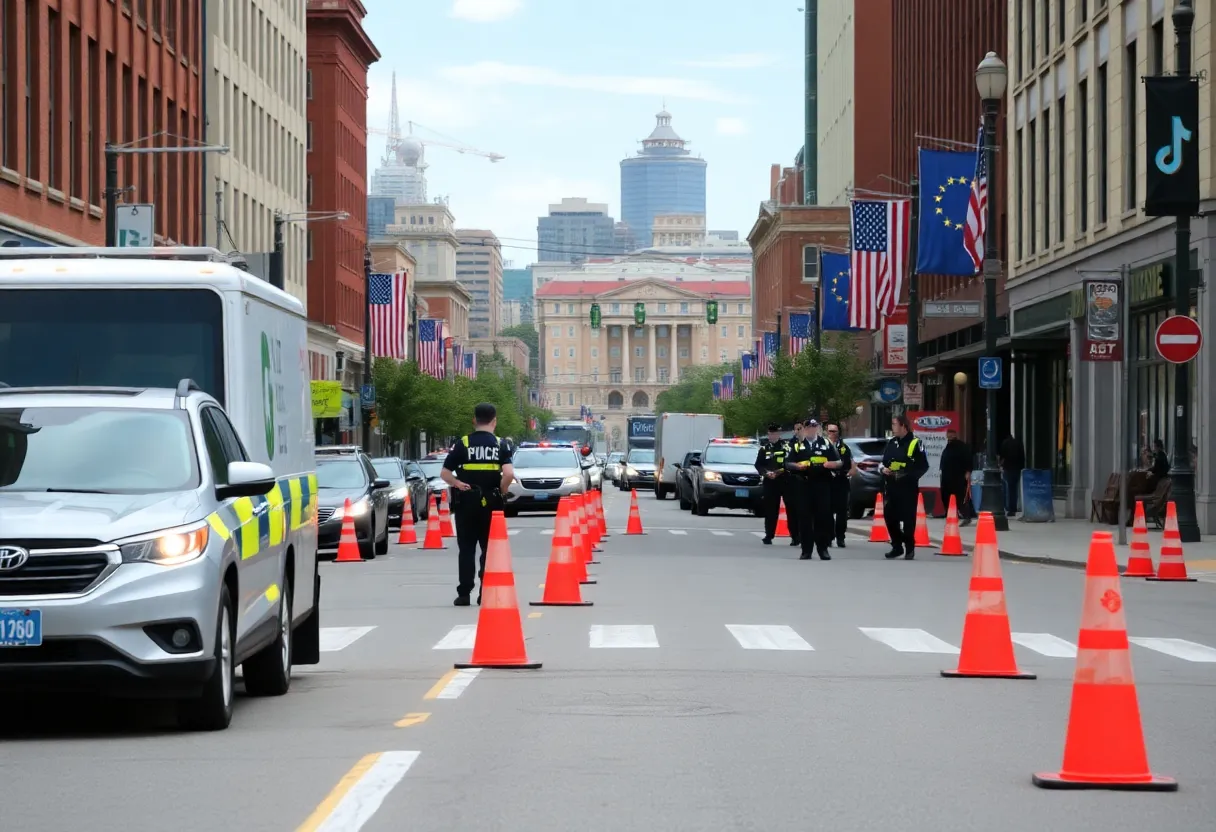Traffic disruptions caused by a high-profile visit in Nashville