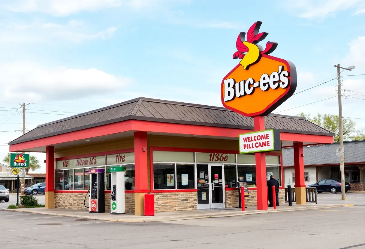 Exterior of Buc-ee's store in Smith's Grove, Kentucky