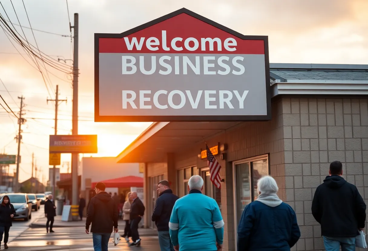 Business Recovery Center for Storm Victims