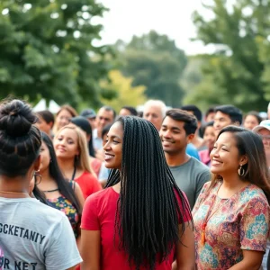 Community members supporting a nonprofit organization in Nashville