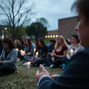 Candlelight vigil for Jamie Clay Vance honoring his contributions to addiction recovery.