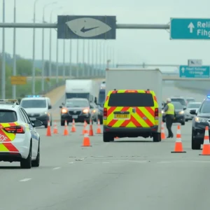 Emergency response at I-24 shooting scene