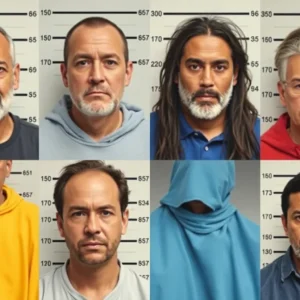 Collage of Metro Nashville's most wanted fugitives