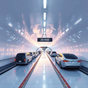 Illustration of the Music City Loop underground transit system